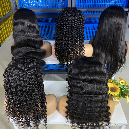 wholesale Full lace wigs 100% mink brazilian hair hd lace front wigs virgin cuticle aligned remy human hair wigs for women